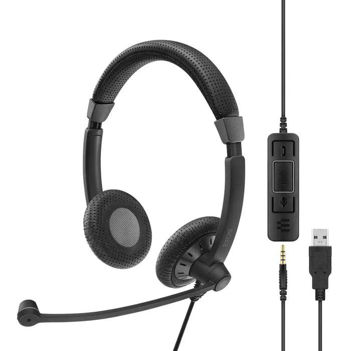 Слушалки SENNHEISER IMPACT SC 75 USB MS с кабел лента