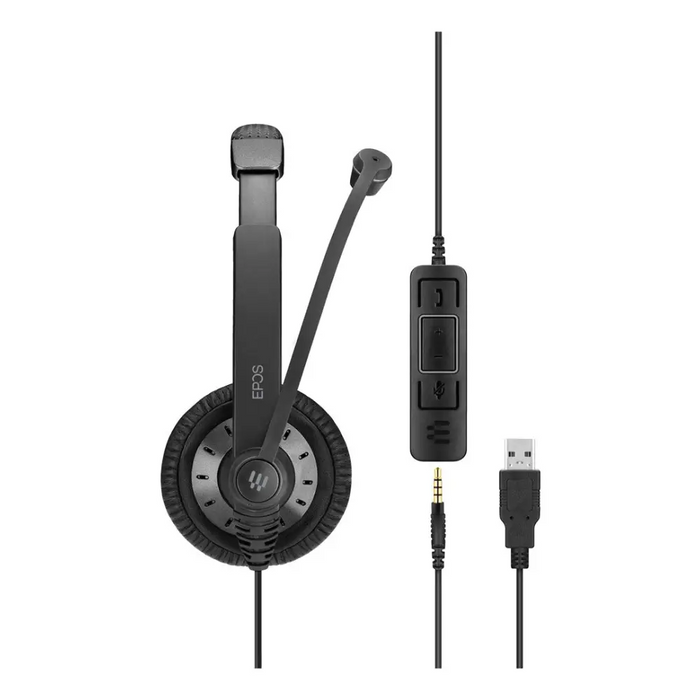Слушалки SENNHEISER IMPACT SC 75 USB MS с кабел лента