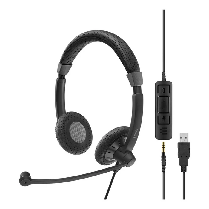 Слушалки SENNHEISER IMPACT SC 75 USB MS с кабел лента