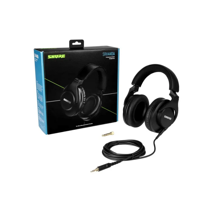 Слушалки Shure SRH440A EFS кабелни черни