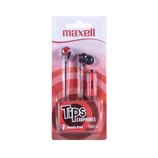 Слушалки тапи с микрофон MAXELL IN-TIPS RED