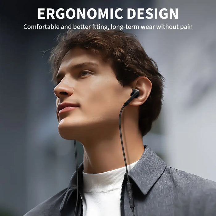 Слушалки Tech-Protect Ultraboost Core G2 USB-C - черни