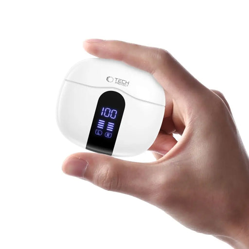 Слушалки Tech-Protect UltraBoost TWS Core G2 - бели