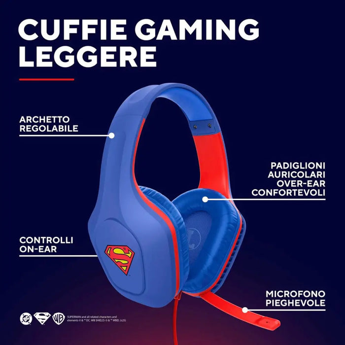 Слушалки Trust 25738 Син Червен