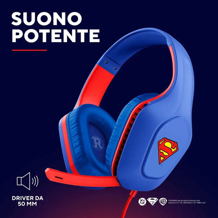 Слушалки Trust 25738 Син Червен