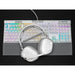 Слушалки за игра с микрофон Corsair HS80 RGB Бял Многоцветен