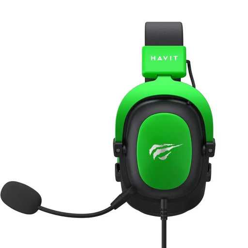 Слушалки за игра с микрофон Havit H2002d Черен Зелен