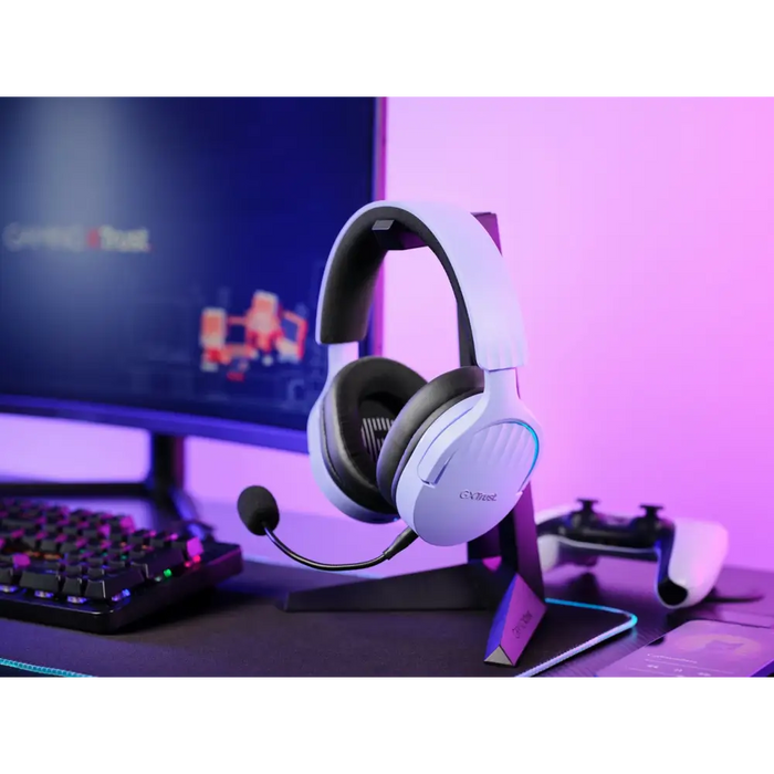 Слушалки за игра с микрофон Trust GXT 491 Лилав