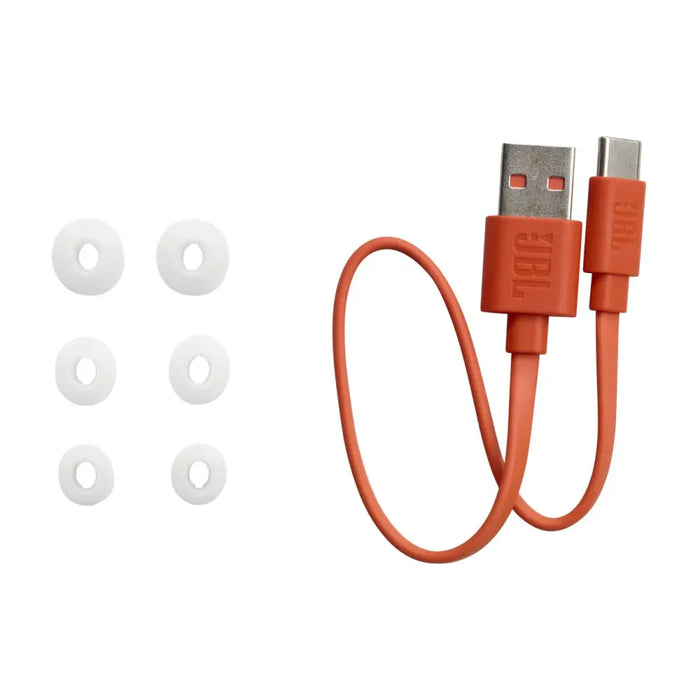 Слушалки за поставяне в ушите JBL Wave Buds - бели