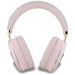 Слушалки за през ушите Guess Triangle Logo - розови