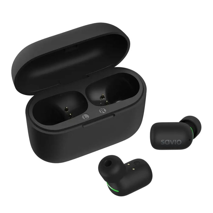 Слушалки Savio TWS-09 IPX5 Wireless In-ear Music Bluetooth
