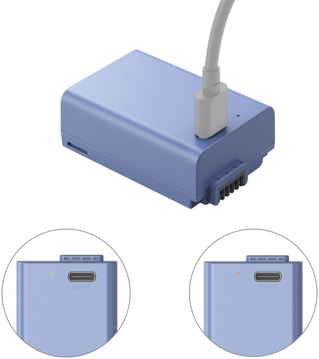 Батерия SmallRig - EN-EL25, 1250 mAh, USB-C, синя