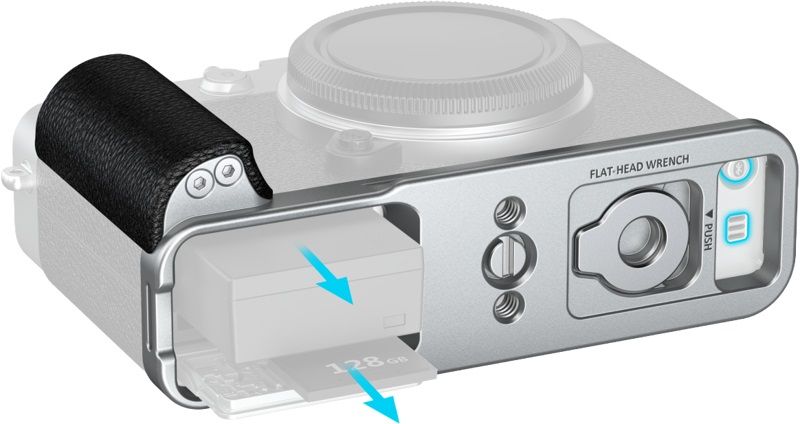 Плочка със силиконов грип SmallRig - 5447 L-Shaped, за Fujifilm X-E5, сребрист