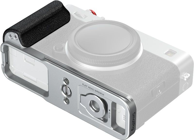 Плочка със силиконов грип SmallRig - 5447 L-Shaped, за Fujifilm X-E5, сребрист