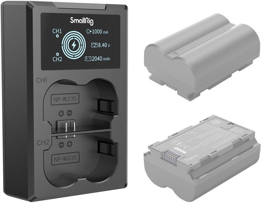 Зарядно устройство SmallRig - Fujifilm NP-W235, черно