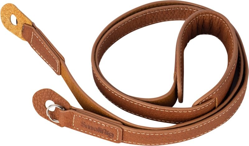 Ремък за врат SmallRig - Leather Camera Neck Strap, кафяв
