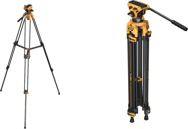 Статив SmallRig - AD-01 BumbleBee Edition, 86.8 - 187.8 cm, жълт/черен