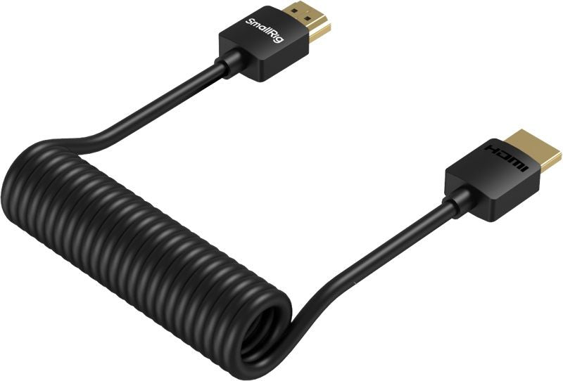 Кабел SmallRig - HDMI A/A Coiled, 10-120 cm
