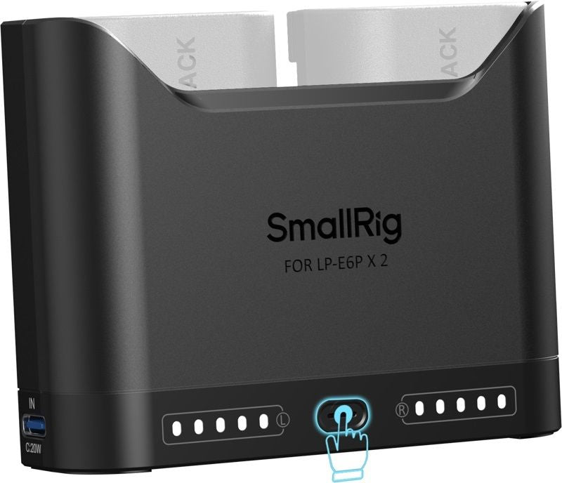 Двойно зарядно устройство SmallRig - Canon LP-E6P