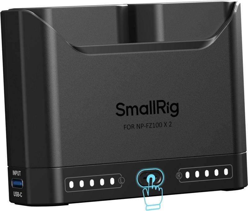 Комплект две батерии и зарядно SmallRig - Turbo, Sony NP-FZ100