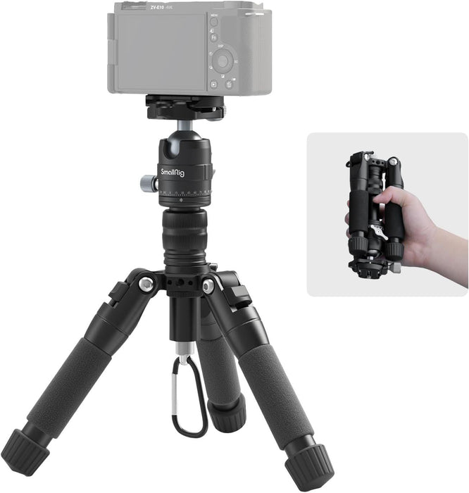 Алуминиев мини статив SmallRig - VT-20, 18-52 cm, черен