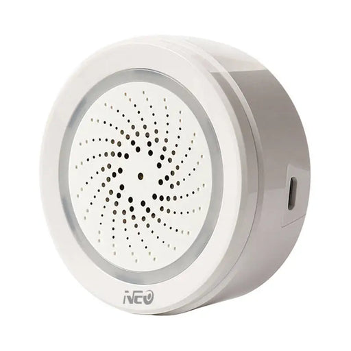 Смарт алармена сирена ZigBee NEO NAS - AB02W TUYA 100dB