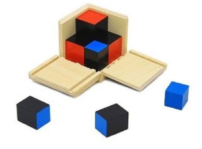 Детска играчка Smart Baby - Биномен куб на Монтесори