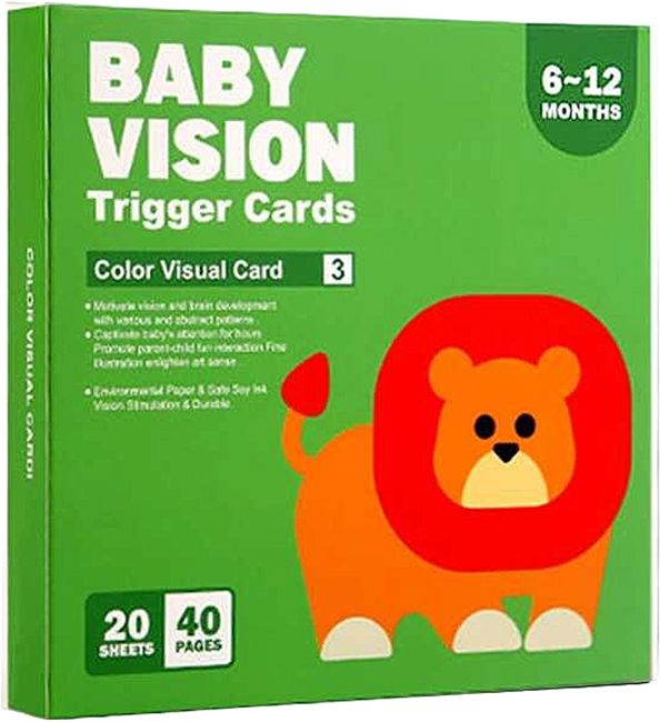 Бебешки карти за визуална стимулация Smart Baby - 20 броя, двулицеви
