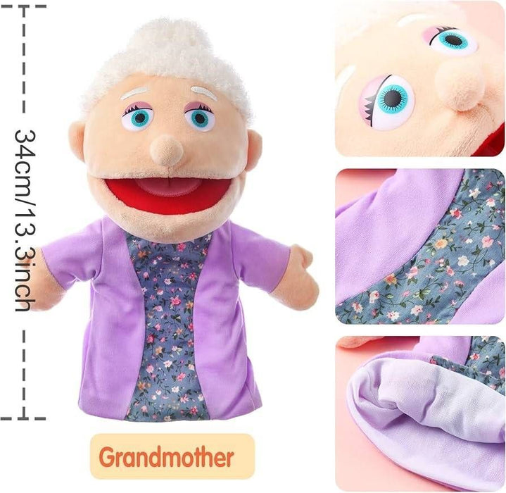 Кукла за ръка Smart Baby - Баба, 30 cm