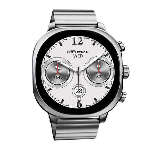 Смарт часовник HiFuture AIX 1.43’ AMOLED 350mAh сребрист