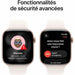 Смарт часовник Apple Розов Розово Златист 46 mm