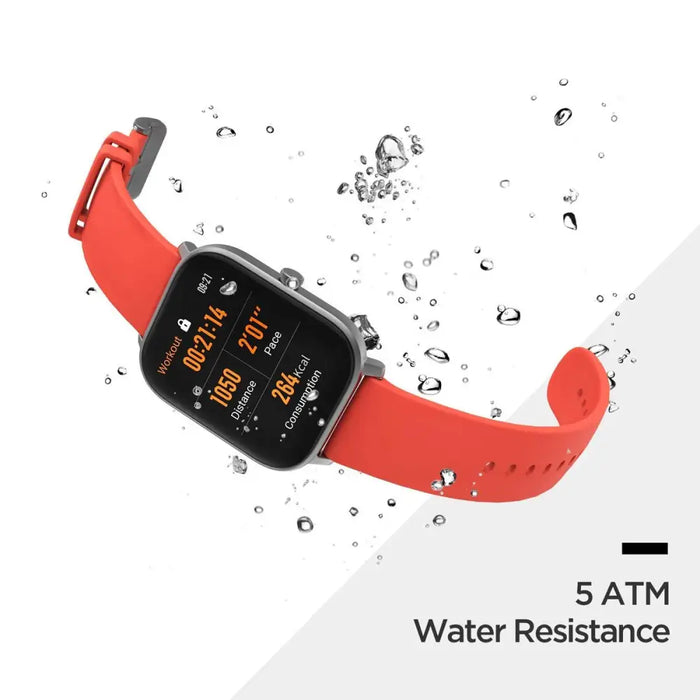 Смарт часовник Amazfit GTS 42 mm Оранжев 1,65’’ 42 mm Ø 42