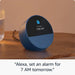Смарт часовник Amazon Echo Spot 2024 гласов асистент Blue