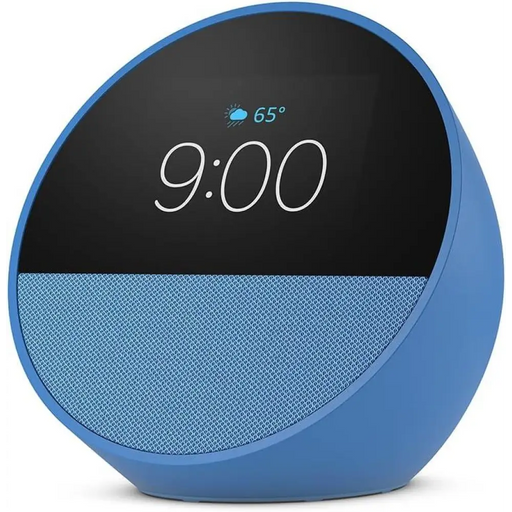 Смарт часовник Amazon Echo Spot 2024 гласов асистент Blue