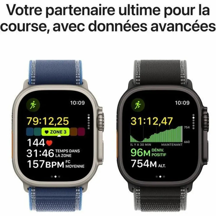 Смарт часовник Apple Черен 49 mm