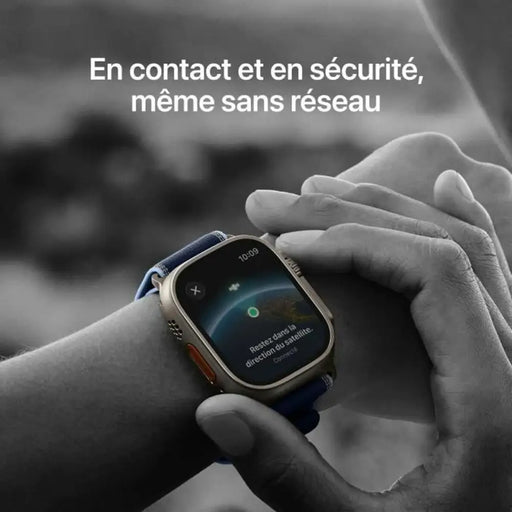 Смарт часовник Apple Черен 49 mm
