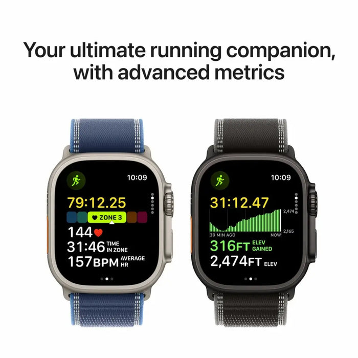 Смарт часовник Apple Черен 49 mm