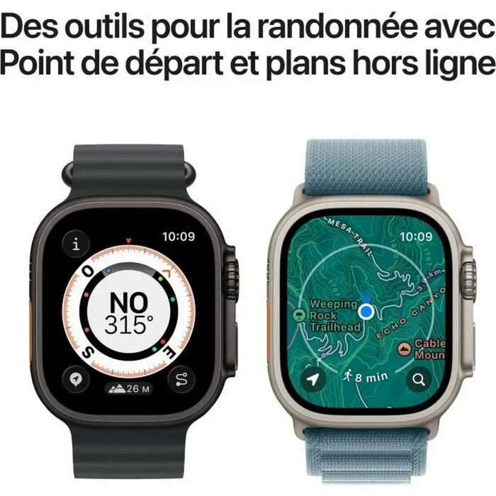 Смарт часовник Apple Черен 49 mm
