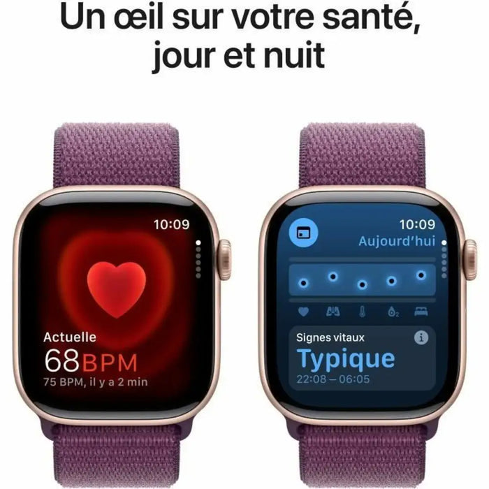 Смарт часовник Apple Лилав Розово Златист