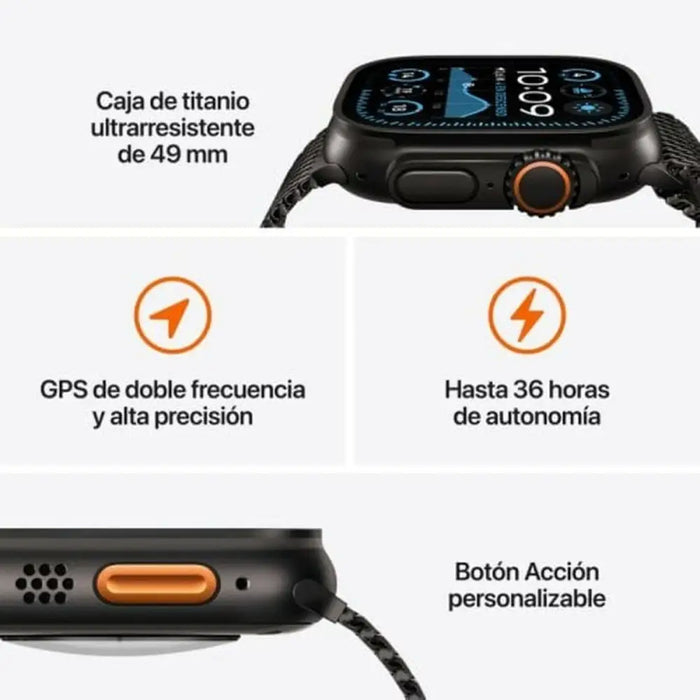 Смарт часовник Apple MX4P3TY/A Титанов 49 mm