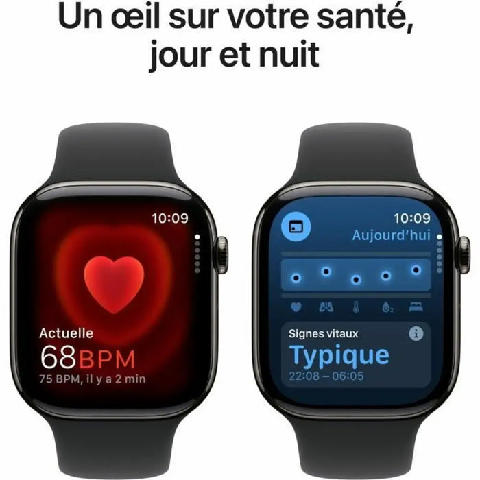 Смарт часовник Apple Series 10 Черен 46 mm