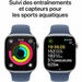 Смарт часовник Apple Series 10 GPS Сребро 1,96’’ 46 mm