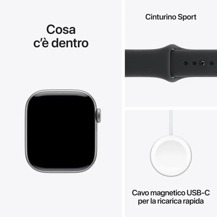 Смарт часовник Apple Series 11 Сив 1,77’’ 42 mm Ø 42 mm Ø