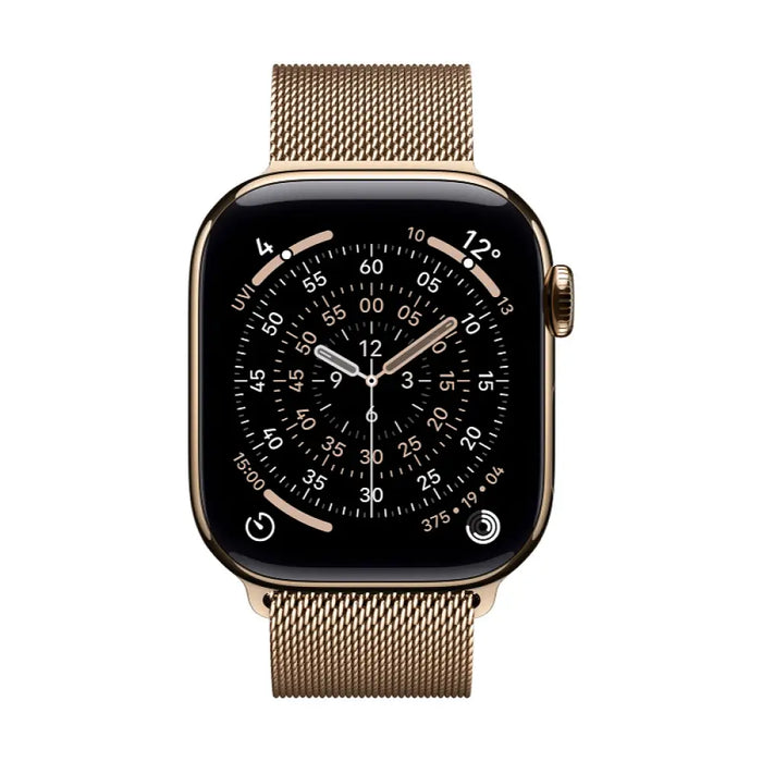 Смарт часовник Apple Watch 11 Cell 42mm Gold/Milanese mf8y4