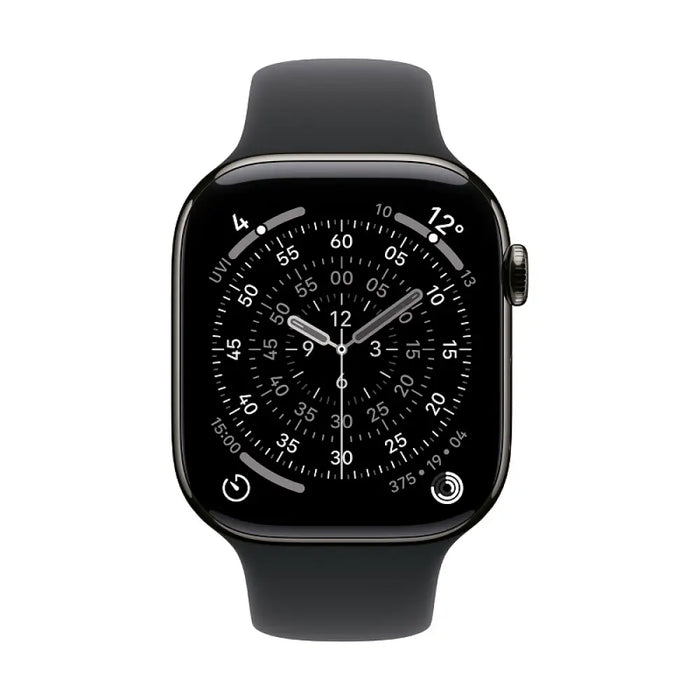 Смарт часовник Apple Watch 11 Cell 46mm Slate/Black Band