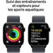 Смарт часовник Apple Watch Series 10 Черен