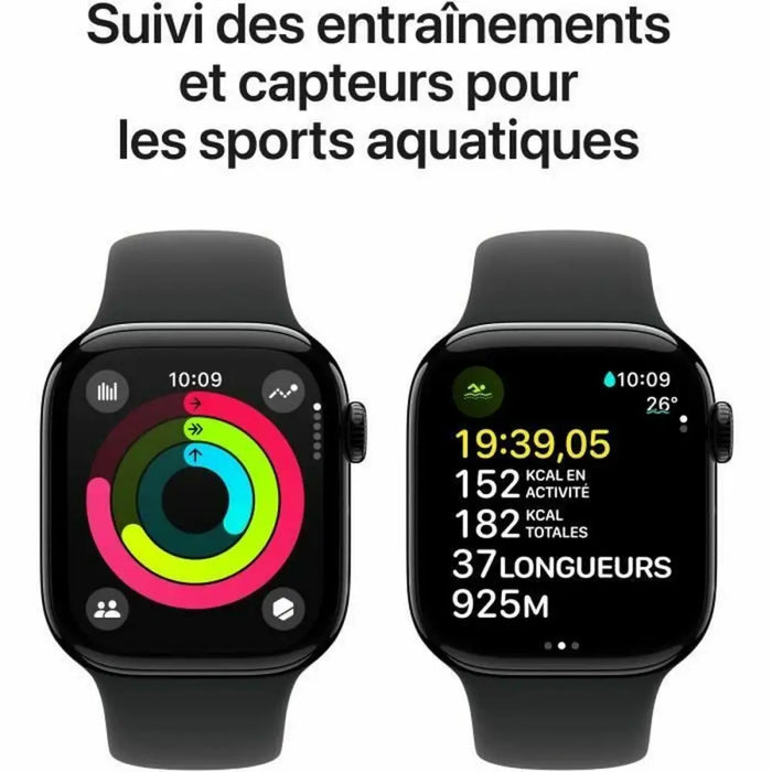 Смарт часовник Apple Watch Series 10 Черен