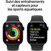 Смарт часовник Apple Watch Series 10 Черен
