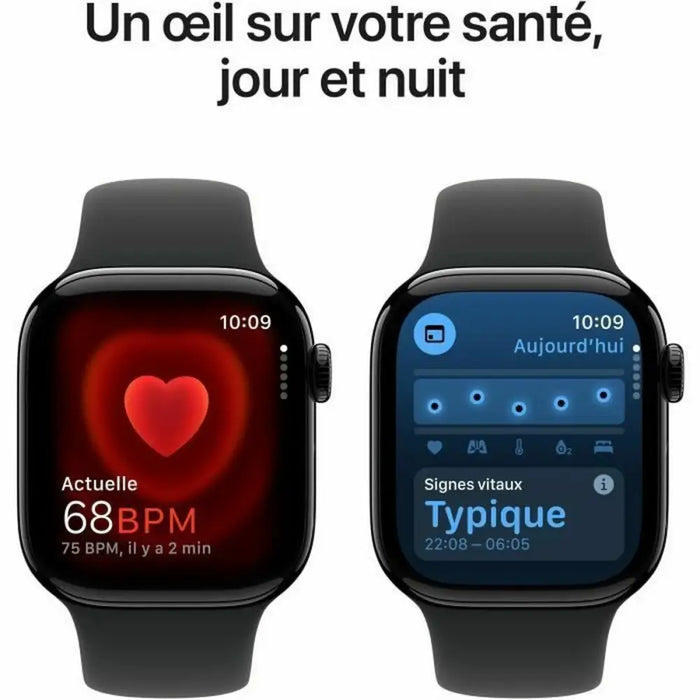 Смарт часовник Apple Watch Series 10 Черен