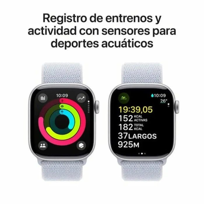 Смарт часовник Apple Watch Series 10 Син Сребрист
